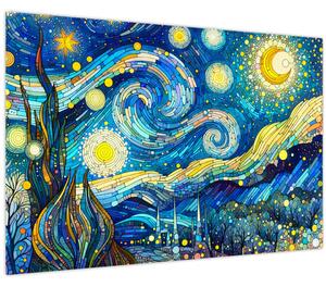 Obraz – Mozaika hviezdnej noci (90x60 cm)