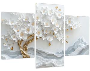 Obraz – 3D elegantný strom života (90x60 cm)