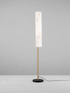 LED mosadz zlatá stojaca lampa Aider