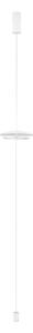 LED stmievateľná bielo-chrómová stojaca lampa Olos-50 – 50 x 12 cm