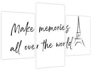 Obraz - Make memories (90x60 cm)