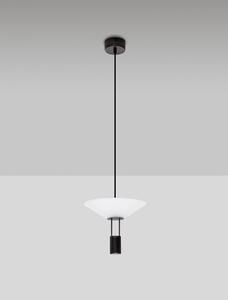 LED čierny dizajnový luster Anafi 210