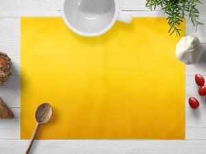 Biante Saténové prestieranie na stôl polyesterový Satén LUX-L041 Kanárikovo žlté 35x45 cm