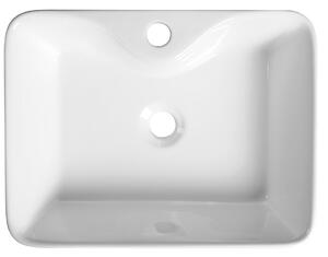 Sapho BALENA keramické umývadlo na dosku 48x37 cm, biela
