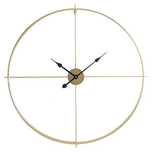 MUZZA Nástenné hodiny resav Ø 84 cm zlaté