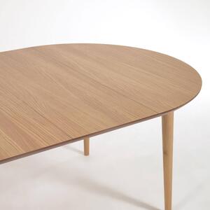 MUZZA Jedálenský stôl quio 160 (260) x 100 cm dubový