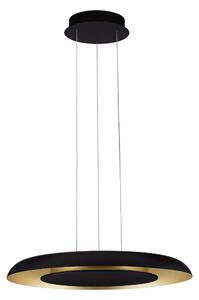 LED stmievateľný čierno-zlatý dizajnový luster Epos 60 – 60 x 310 cm