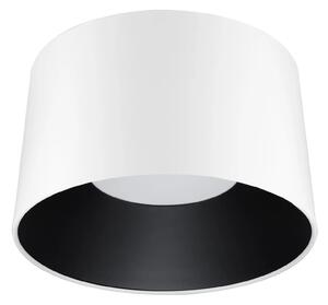 LED bielo-čierne moderné stropné svietidlo Atil 50 – 50 x 12 cm