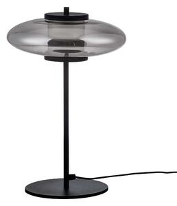 LED stmievateľná čierno-šedá stolná lampa Skia