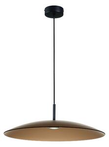 LED čierno-moca hnedý moderný luster Polifemo 60 – Hnedá