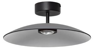 LED čierno-dymová dizajnové stropné svietidlo Polifemo 40 – 40 x 10 cm