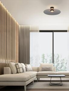 LED čierno-dymové moderné stropné svietidlo Polifemo 60 – Čierna