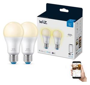 WiZ SADA 2x LED Stmievateľná žiarovka A60 E27/8W/230V 2700K CRI 90 Wi-Fi - WiZ WI0149 + záruka 3 roky zadarmo