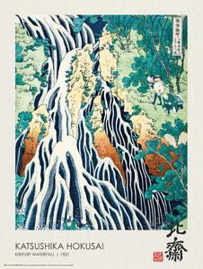 Plagát, Obraz - Kirifuri Waterfall (1831), Katsushika Hokusai
