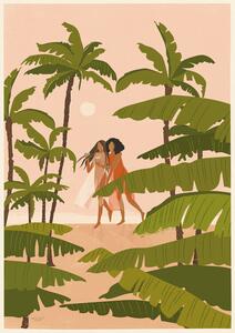 Ilustrácia Tropical Paradise, Andi Bell Art