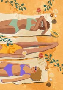 Ilustrácia Summer Girls, Raissa Oltmanns