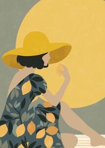 Ilustrácia Lemon n the Sun, Katarzyna Gąsiorowska