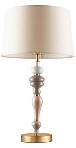 LED béžová stolná lampa Damo