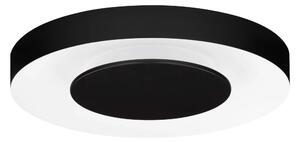 LED stmievateľné čierno-biele dizajnové stropné svietidlo Pada 40 – 40 x 10 cm