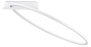 LED stmievateľné biele moderné stropné svietidlo Kiklos – Biela