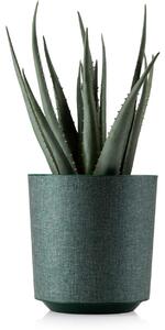PLASTOVÝ KVETINÁČ ALOE TX 19,5X20 CM TMAVOZELENÁ
