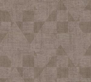 A.S. Création | Vliesová tapeta na stenu Titanium 3 38196-4 | 0,53 x 10,05 m | metalická, hnedá