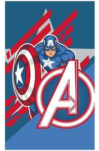 Detský uterák Avengers - motív Kapitán Amerika - 100% bavlna - 30 x 50 cm