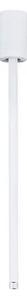 LED biele designové stropné svietidlo Ornos 50 – Biela