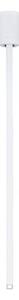 LED biele designové stropné svietidlo Ornos 70 – Biela