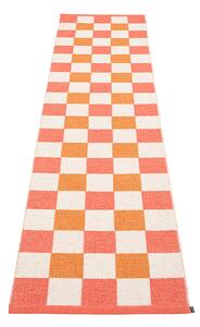 Pappelina Koberec PIX Flamingo/Vanilla/Light Orange – koralový, veľkosť koberca 70 x 300 cm