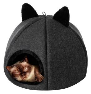 Búdka pre mačku KITTY HEAD R1 čierna
