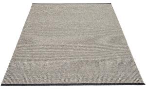 Pappelina Koberec EFFI Black/Warm Grey/Vanilla – čierny, veľkosť koberca 230 x 320 cm