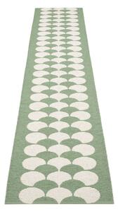 Pappelina Koberec POPPY Oregano/Vanilla – svetlozelený, veľkosť koberca 70 x 350 cm