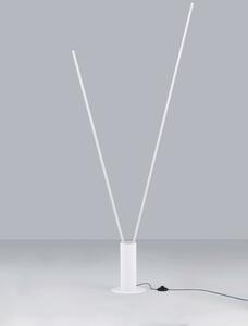 LED biela stojaca lampa Kimolia