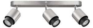 LED nikel designové stropné svietidlo Ison 3