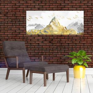 Obraz - Zlatá hora (120x50 cm)