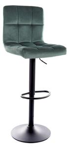 Barová stolička C105 VELVET - zelená