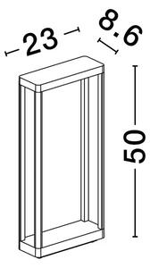Vonkajšia lampa Cosmic 75 – 75 x 120 cm