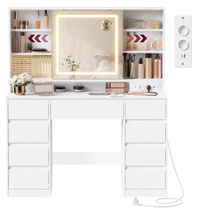 Toaletný stolík s LED zrkadlom RDT137W01