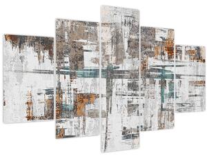 Obraz - Abstraktné ťahy (150x105 cm)