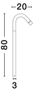 Vonkajšia lampa Gleam 80 – 80 x 80 x 12 cm