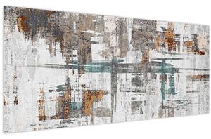Obraz - Abstraktné ťahy (120x50 cm)