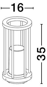 Vonkajšia lampa Elysium 35 – 35 x 10 x 8 cm