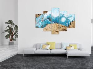 Obraz - Drevo (150x105 cm)