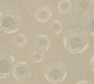 A.S. Création | Vliesová tapeta na stenu VERSACE 38461-3 | 0,70 x 10,05 m | zlatá, metalická