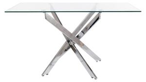 Jedálenský stôl OGAS 1 sklo/chróm
