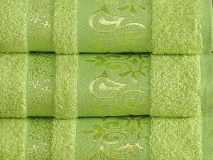 XPOSE® Bambusový uterák CATANIA - limetkový 50x90 cm