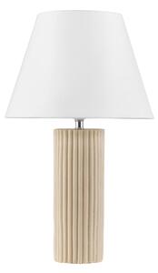 Dizajnová stolová lampa Bacco – Smotanová
