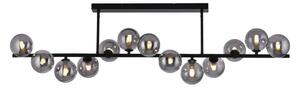 Schöner Wohnen 14505-18 - LED luster na tyči DUBAI 13xG9/3W/230V čierna/dymová