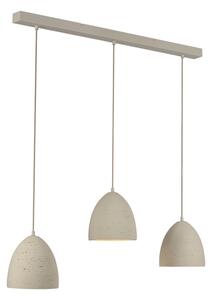 Schöner Wohnen 12541-42 - Závesné svietidlo TRAVENTA na lankách 3xE27/40W/230V betón